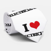 Ik hou van ELEKTRICIANEN Stropdas (Opgerold)