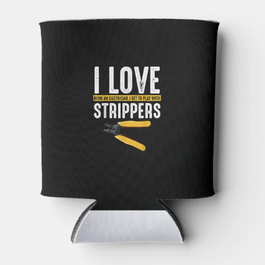 Ik hou van elektrische elektriciteit blikjeskoeler (Voorkant)