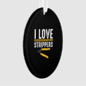 Ik hou van elektrische elektriciteit ornament (voorkant)