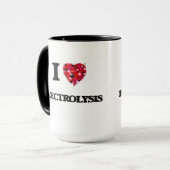 Ik hou van ELEKTROLYSE Mok (Voorkant links)