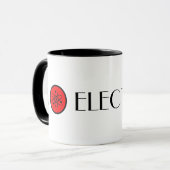 Ik hou van elektronen mok (Voorkant links)