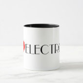 Ik hou van elektronen mok (Midden)