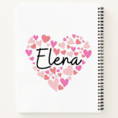 Ik hou van Elena Notitieboek (Achterkant)