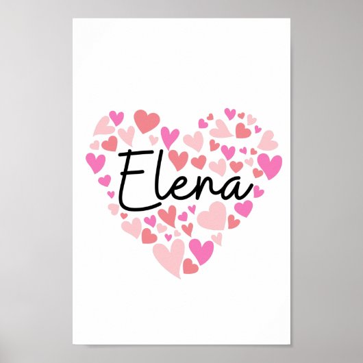 Ik hou van Elena Poster (Voorkant)