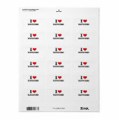 Ik hou van ELEVATOREN Etiket (Full Sheet)