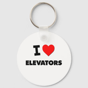 Ik hou van Elevators Sleutelhanger