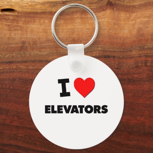Ik hou van Elevators Sleutelhanger (Voorkant)