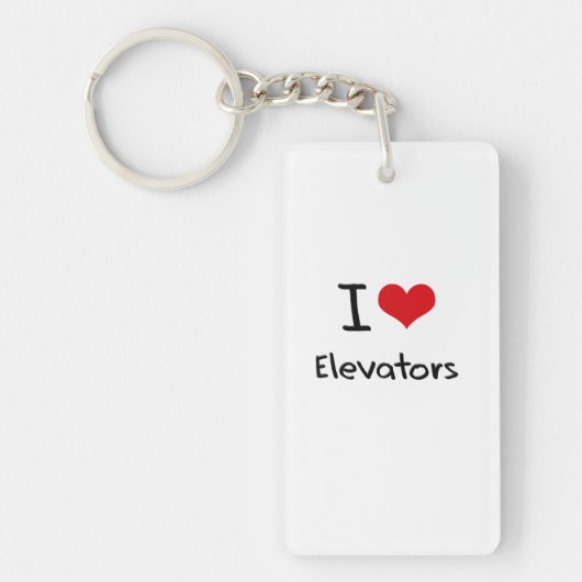 Ik hou van Elevators Sleutelhanger (Voorkant)