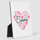 Ik hou van Eliana Fotoplaat (Zijkant)
