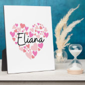 Ik hou van Eliana Fotoplaat (Zijkant)