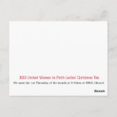 Ik hou van elkaar warme wanten briefkaart (Achterkant)