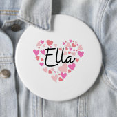 Ik hou van Ella Ronde Button 6,0 Cm (In situ)