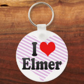 Ik hou van Elmer Sleutelhanger (Voorkant)