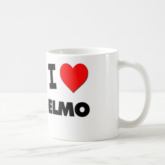 Ik hou van Elmo Koffiemok (Rechts)