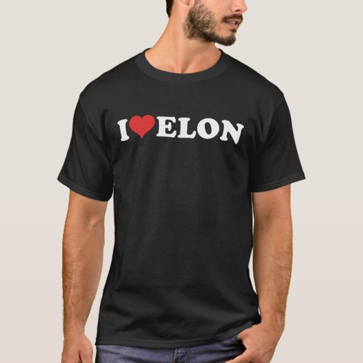 Ik hou van Elon T-shirt (Voorkant)