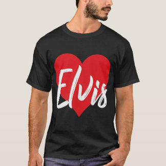 Ik hou van Elvis voornaam T-shirt