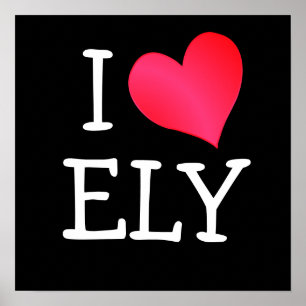 Ik hou van Ely Poster