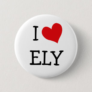 Ik hou van Ely Ronde Button 5,7 Cm