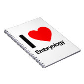 ik hou van embryo ' s notitieboek (Rechterzijde)