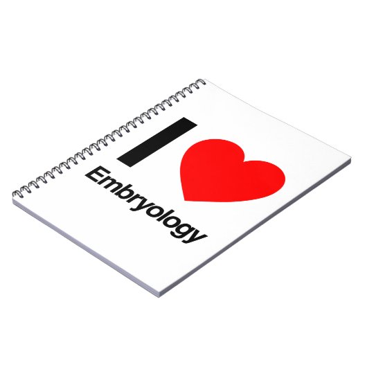 ik hou van embryo ' s notitieboek (Linkerzijde)