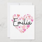 Ik hou van Emilia Bedankkaart (Achterkant)