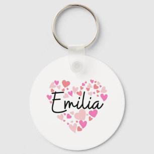 Ik hou van Emilia Sleutelhanger