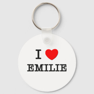 Ik hou van Emilie Sleutelhanger
