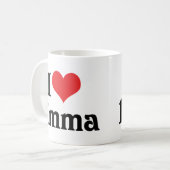 Ik hou van Emma Koffiemok (Voorkant links)