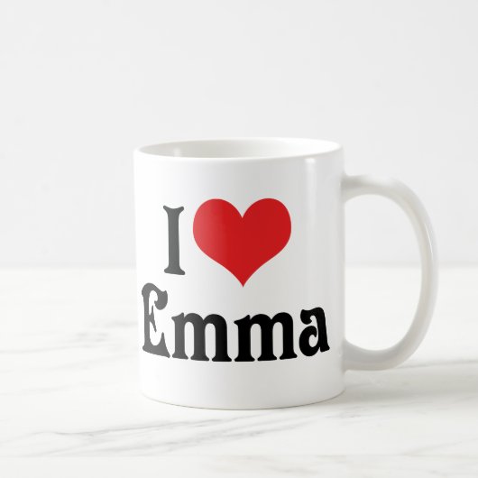 Ik hou van Emma Koffiemok (Rechts)