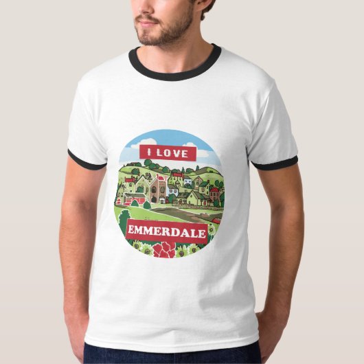 IK HOU VAN EMMERDALE" FANATIEK T-shirt (Voorkant)
