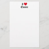 Ik hou van Emmie Briefpapier (Voorkant)