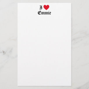 Ik hou van Emmie Briefpapier