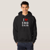 Ik hou van Emo Dads Hoodie (Voorkant volledig)