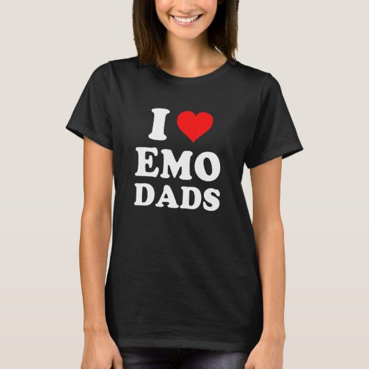 Ik hou van Emo Dads T-shirt (Voorkant)