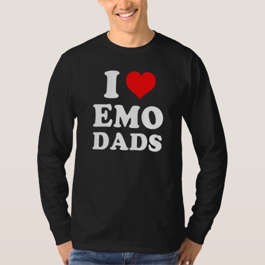 Ik hou van Emo Dads T-shirt (Voorkant)