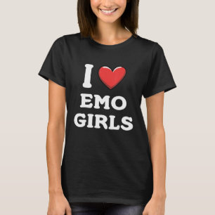 Ik hou van Emo Girls T-shirt