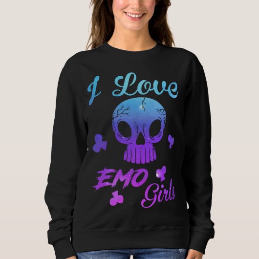 Ik hou van Emo jongens Ik hou van Emo meisjes Em Trui (Voorkant)