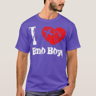 Ik hou van emo jongens Ik hou van emo meisjes Funn T-shirt