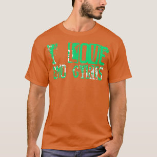 Ik hou van emo meisjes Ik hou van emo jongens Funn T-shirt