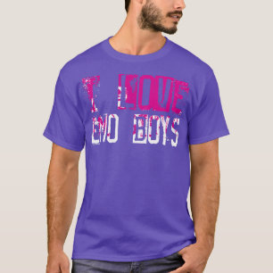 Ik hou van emo meisjes Ik hou van emo jongens Funn T-shirt