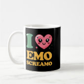 Ik hou van emo screamo koffiemok (Links)