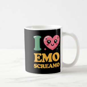 Ik hou van emo screamo koffiemok