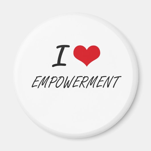 Ik hou van EMPOWERMENT Magneet (Voorkant)
