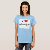 Ik hou van Endocrinologen T-shirt (Voorkant volledig)