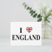 Ik hou van Engeland Briefkaart (Staand voorkant)