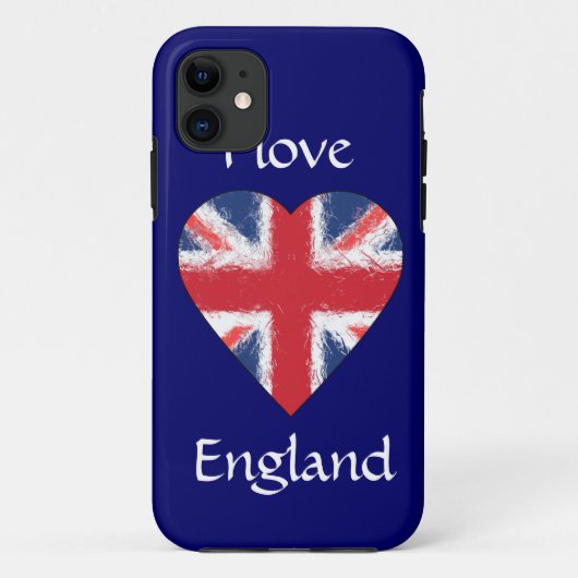 Ik hou van Engeland Case-Mate iPhone Case (Achterkant)