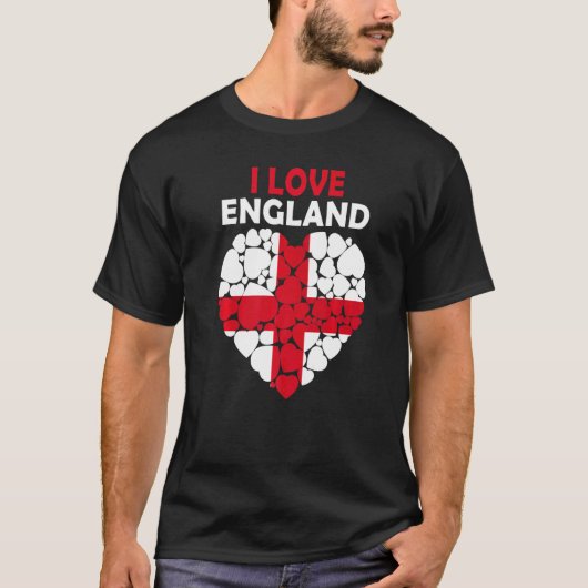 Ik hou van Engeland dat trots is om Engeland te zi T-shirt (Voorkant)
