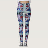 Ik hou van Engeland Kunstprint Leggings (Voorkant)