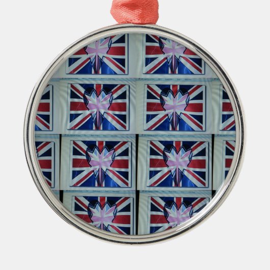 Ik hou van Engeland.png Metalen Ornament (Voorkant)