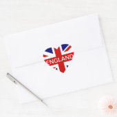 Ik hou van Engeland stickers | Britse Union jack v (Envelop)